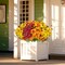 Citrus; 12 Bundles Artificial Daisies Flowers Outdoor Fake Plants Fake Foliage Greenery Faux Plants for Graves Hanging Outside Planter Window Box Wedding Decoration; Category:Bundles & Bouquets; Image:4